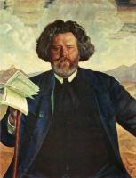 Kustodiev, Boris - Portrait of the Poet M. Voloshin